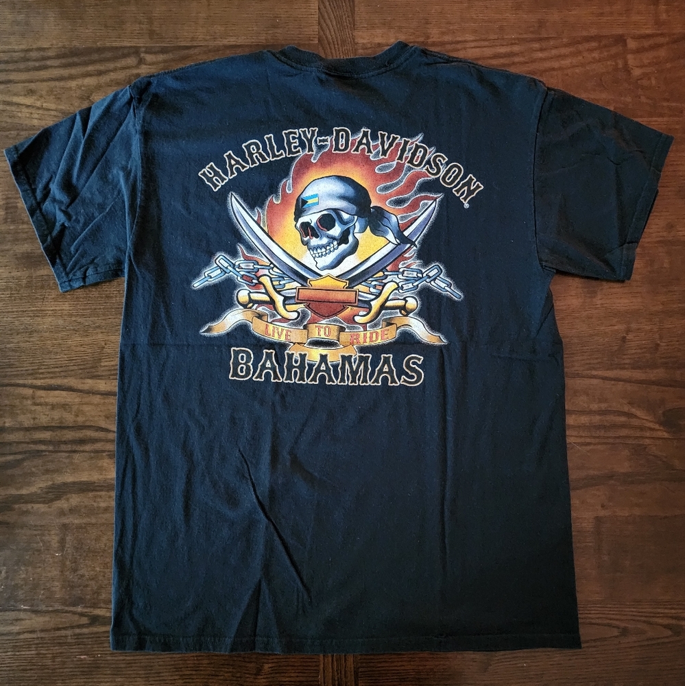 Harley-Davidson Men's Navy Bahamas Tee